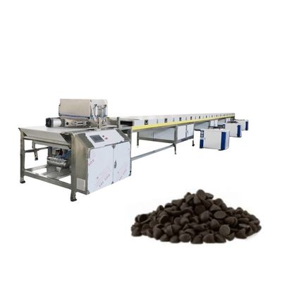80 kg/h Servomotore 1000 mm Macchina per la fabbricazione di pezzetti di cioccolato