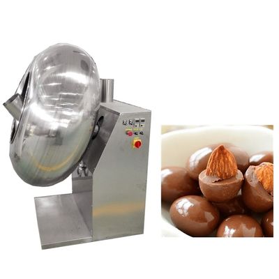 Macchina per lucidare il cioccolato con rivestimento di noci 300 kg/h