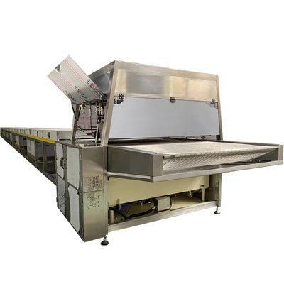 comprare Macchina automatica per incollatura di cioccolato con rivestimento di precisione per biscotti e wafer di cioccolato online manufacture