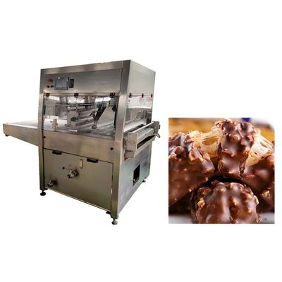 comprare 28.5kw 1200mm Larghezza trasportatore cioccolato Enrobing Machine 304 SS fabbricazione online