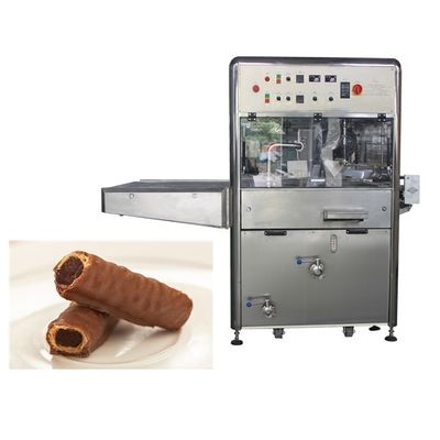 comprare Cioccolato puro di 5HP 1000mm che riveste macchina con i sensori livellati fabbricazione online