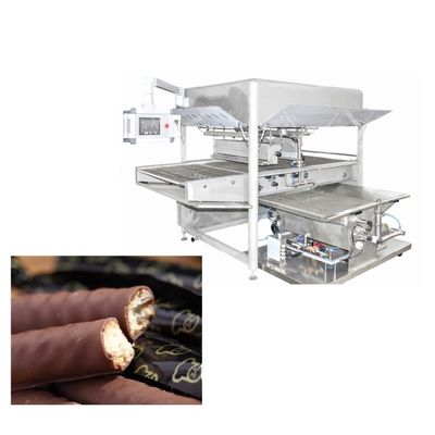 comprare 300 kg/ora Piccola macchina per rivestimento del cioccolato a comando automatico fabbricazione online