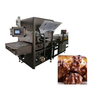 3 zone di temperatura Macchina per coprire il cioccolato puro 2,5 m/min