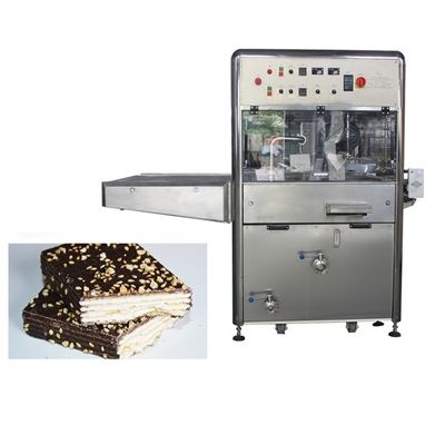 Confezionatore di cioccolato puro con scambiatore di tubo e galleria di raffreddamento